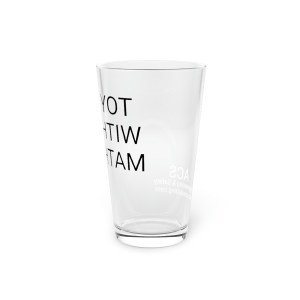 TOY WITH MATH, Pint Glass, 16oz